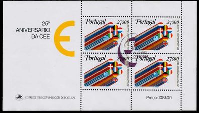 Portugal Block 34 ESST zentrisch gestempelt S018D0A