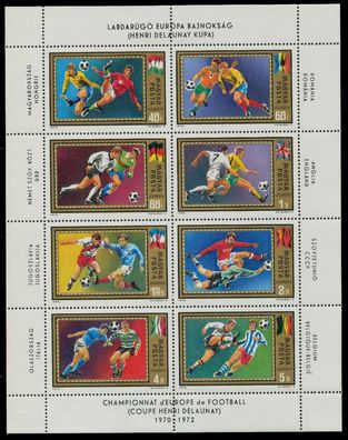 UNGARN 1972 Nr 2751A-2758A postfrisch Kleinbg S019A32