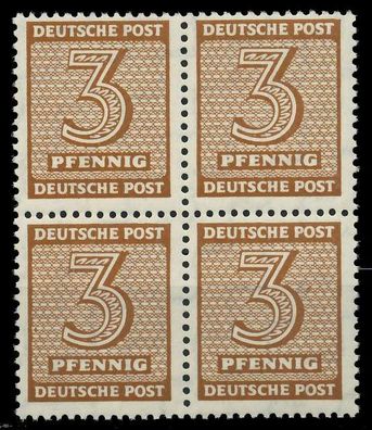 SBZ Westsachsen Nr 126Xwa postfrisch Viererblock X80968E