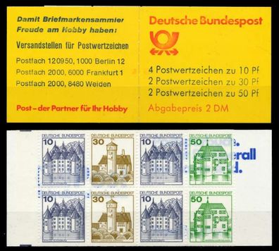 BRD Markenheftchen Nr MH 22 IabK3oZ postfrisch S6386C2