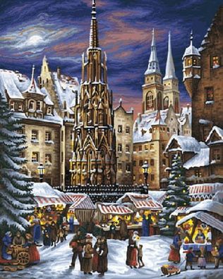 Der Nürnberger Christkindlesmarkt um 1900