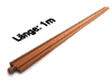 XXL Holzschiene " ange Seppel" 1 Meter (4 Stück im Set)