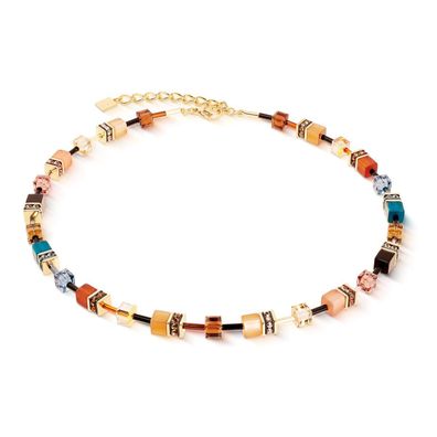 Coeur de Lion Halskette 2838-10-1131 GeoCUBE® Iconic Earth Mirage Gold
