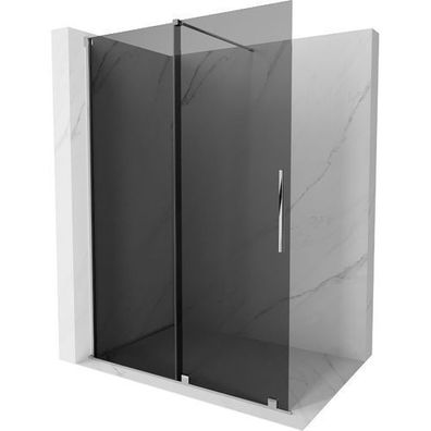 Mexen Velar Duschwand Walk-in 140x200 cm Graphit