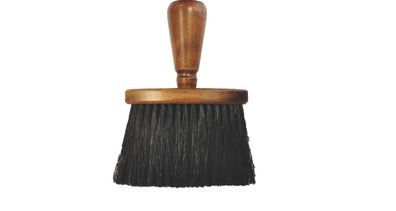 Efalock Nackenwedel mit Echtholzgriff dunkles Holz