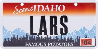 USA Kennzeichen mit Namen, Blechschild, LARS , IDAHO , (49)