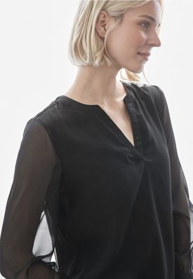 Street One Chiffonbluse V-neck Lurex