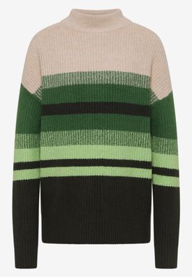 Cecil Gestreifter Mouliné Pullover