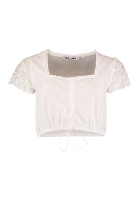 HAILYS Dirndlbluse Re44si mit Spitzendetails