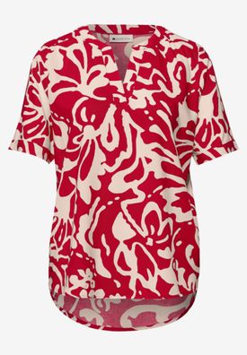 Street One Kurzarm Bluse mit floralem Muster