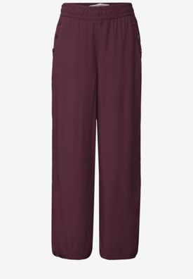 Street One Freizeithose Style Emee Wideleg, 28er Länge