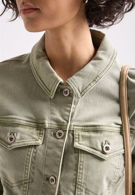 Street One Jeansjacke im Colored-Denim-Look