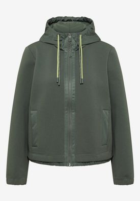 Cecil Jacke mit Kapuze und Strukturmix