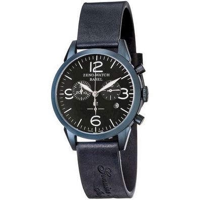 Zeno-Watch - Armbanduhr - Herren - Vintage Line Chrono blue - 4773Q-bl-i1