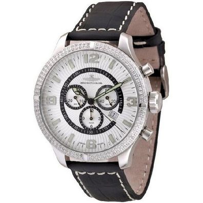Zeno-Watch - Armbanduhr - Herren - Oversized Retro Chrono Parisienne - 8830Q-h3