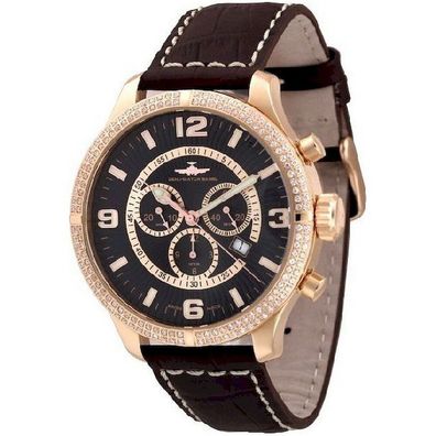 Zeno-Watch - Armbanduhr - Herren - Oversized Retro Chrono Parisienne - 8830Q-Pgr-h1