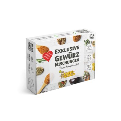 Exklusive Gewürzmischungen - Feinschmecker Set Gewürze Kräuter Gewürzmischung