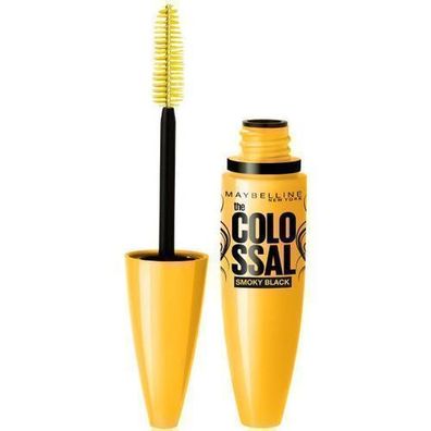 Maybelline Colossal Smokey Black Volumen Mascara, 10 ml - Für kräftiges Wimpernv