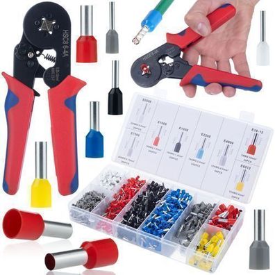 Rosfix Crimpzange Set – für Aderendhülsen 0,25–10 mm² | 1200 Stück