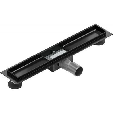 Mexen Flat Ablaufgehäuse für lineare Duschabläufe 50 cm, Schwarz - 1715050