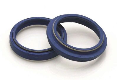 Tecnium Blue Label Gabelsimmerringesatz mit Staubkappen - Showa 37mm