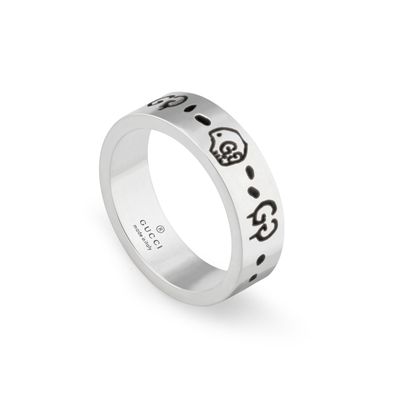 Gucci - YBC477339001 - 925er Sterlingsilber - Gucci Geisterring aus glänzendem gealte