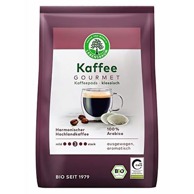 Lebensbaum - Bio Gourmet Caffe Crema Klassisch Pads - 126g - 126.0g