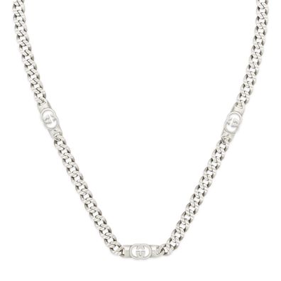 Gucci - YBB853967001 - Gucci Ineinandergreifende Kettenhalskette Gucci Ineinandergrei