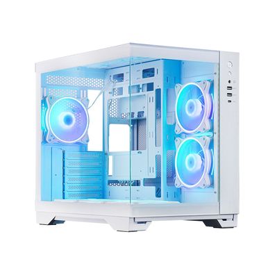 Chieftec Visio White GM-30W-TG-OP white Tempered Glass x 2