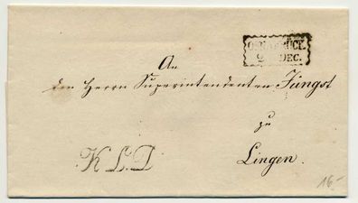 Altdeutschland Vorphila BRIEF Osnabrück X725452