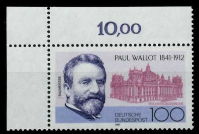 BRD 1991 Nr 1536 postfrisch ECKE-OLI X8F7CAA