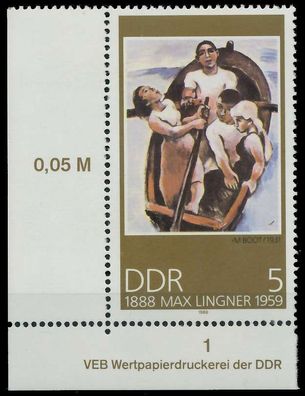 DDR 1988 Nr 3209 postfrisch ECKE-ULI X0DE14A