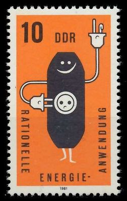 DDR 1981 Nr 2601 postfrisch X10DBA2