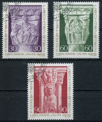 Liechtenstein 1975 Nr 639-641 gestempelt SB4611A