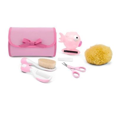 Chicco Neugeborenen-Bade-Set: Hygienische Pflegeaccessoires für Mädchen ab Gebur