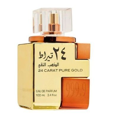 Lattafa 24 Karat Reines Gold Parfüm, 100 ml Eau de Parfum