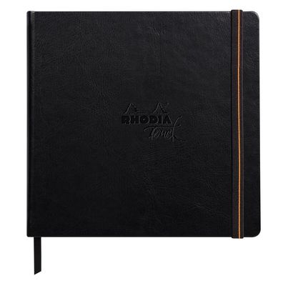 Rhodia Pen&Inkwash Book 21x21 32Bl 200g bl