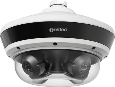Ernitec Saturn Ultra 5MP Panorama Motorized Lens & IR 40m, PoE+, IP67, IK10 - NDAA (0