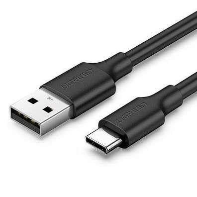 Ugreen 1m USB-A auf USB-C 2A Schnelles Ladekabel in Schwarz