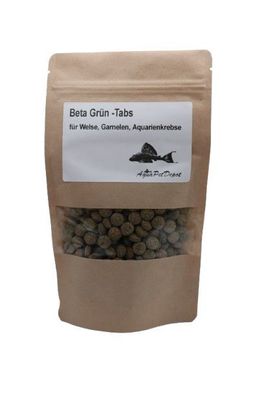Beta Grün -Tabs für Welse Garnelen, Aquarienkrebse, Saugschmerlen 500ml/590st