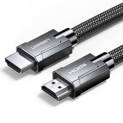Ugreen HDMI Kabel 2.1 8K 60Hz/4K 120Hz, 3D, 48Gbps, HDR, VRR, 2m, Grau, Modell H