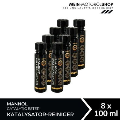 Mannol Benzin Ester Additive Benzinsystemreiniger 8x100 ML