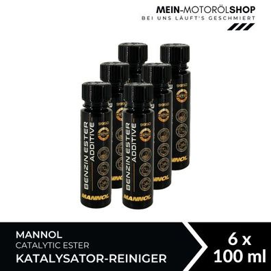 Mannol Benzin Ester Additive Benzinsystemreiniger 6x100 ML
