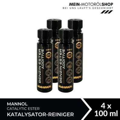 Mannol Benzin Ester Additive Benzinsystemreiniger 4x100 ML