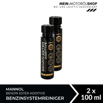 Mannol Benzin Ester Additive Benzinsystemreiniger 2x100 ML