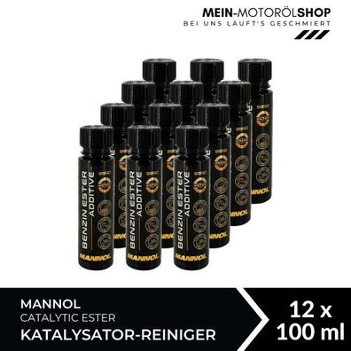 Mannol Benzin Ester Additive Benzinsystemreiniger 12x100 ML