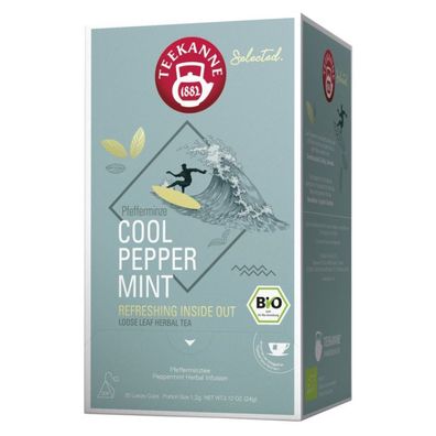 Teekanne BIO Selected Cool Peppermint 25 x 1,2g Teebeutel, Bio