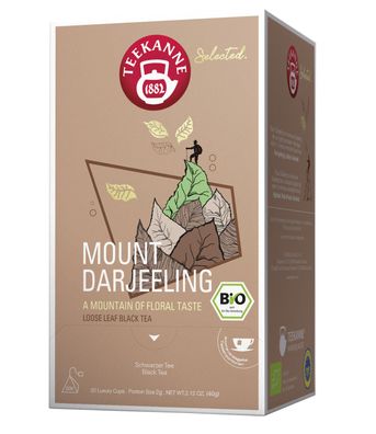 Teekanne BIO Selected Mount Darjeeling 25 x 2g Teebeutel, Bio