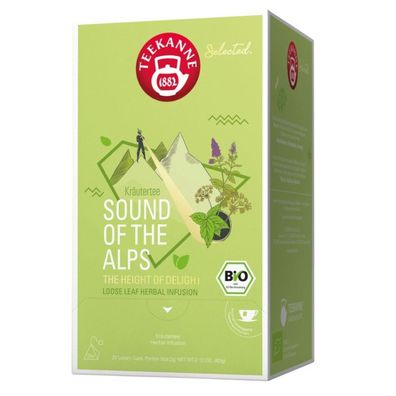 Teekanne BIO Selected Sound of the Alps 25 x 2g Teebeutel, Bio