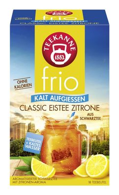 Teekanne frio Classic Eistee Zitrone 18 Teebeutel
